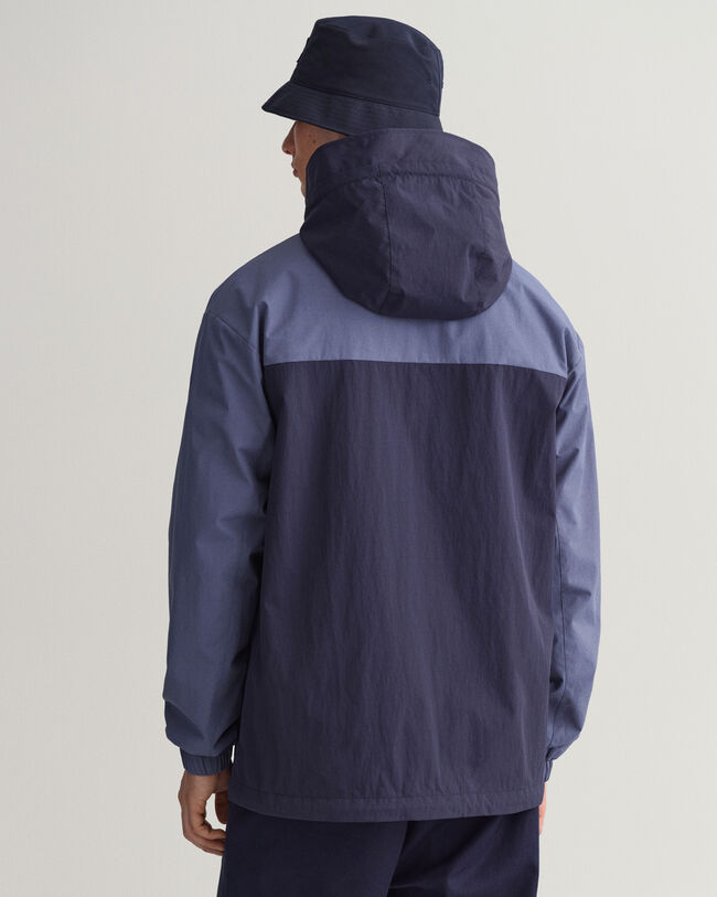 Kapuzenjacke im Blockfarbendesign