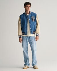 Loose Fit Jeans mit weitem Bein