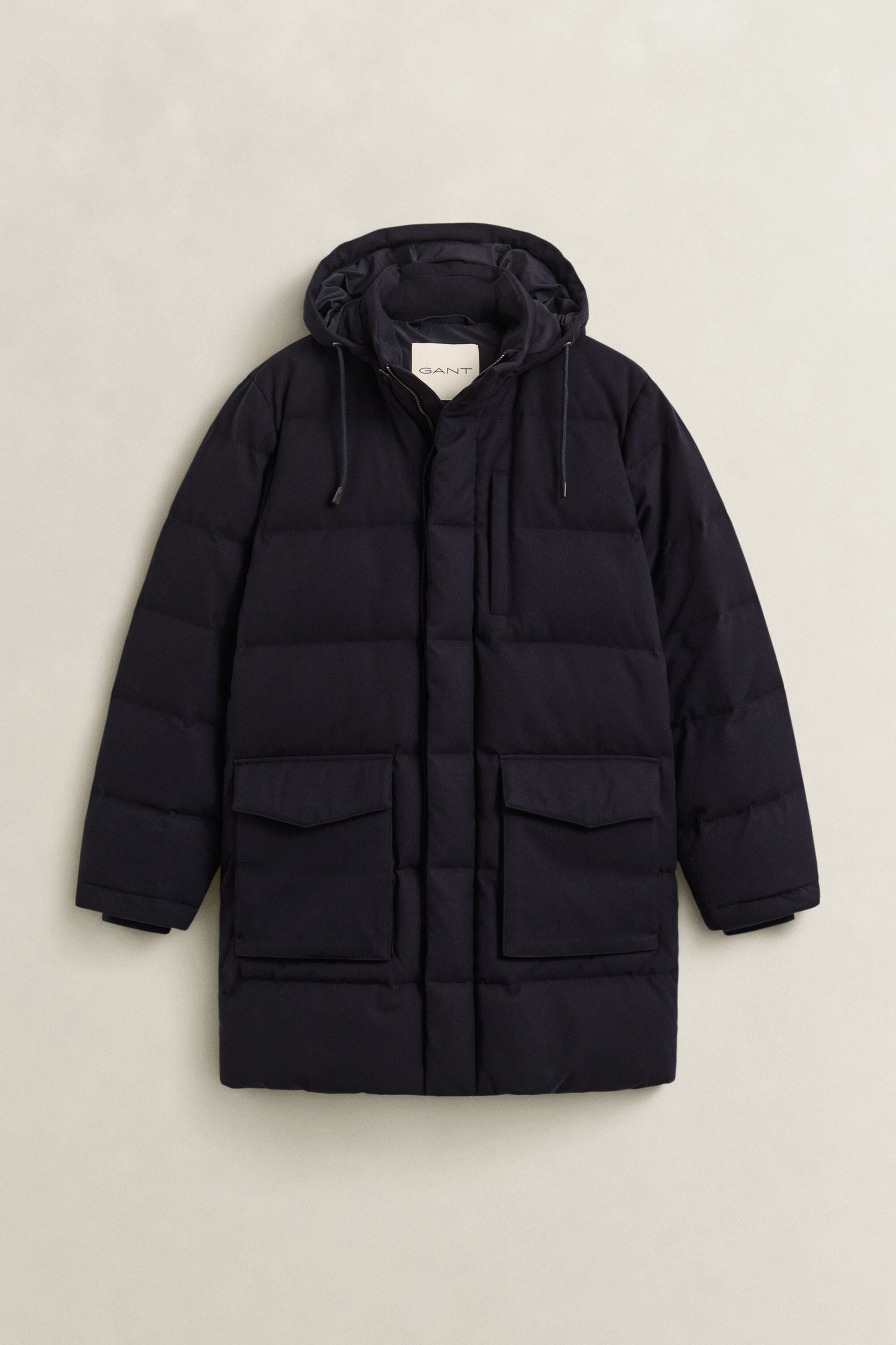 Flannel Down Mid Jacket