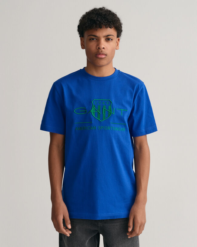Teens Kontrast Shield T-Shirt