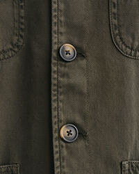 Stückgefärbte Hemdjacke