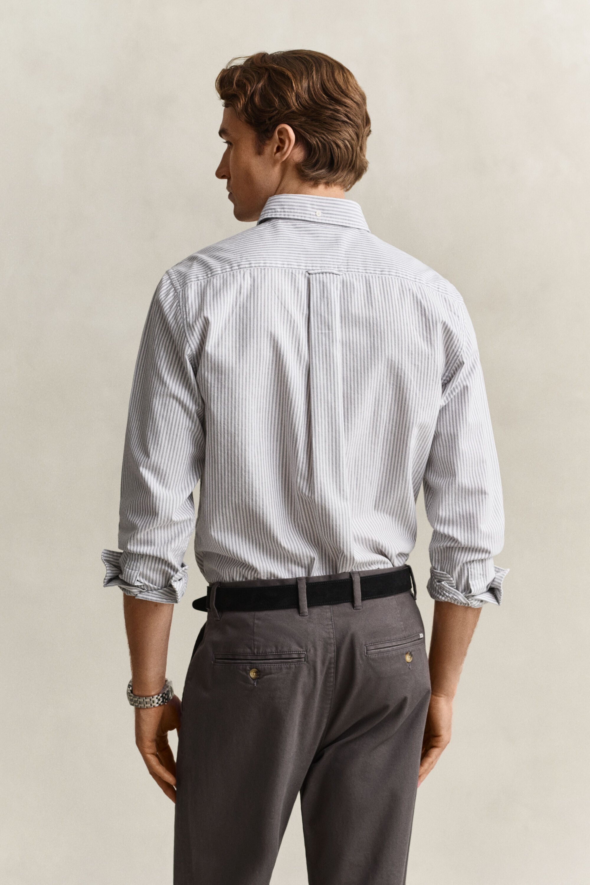 Banker Stripe Classic Oxford Shirt