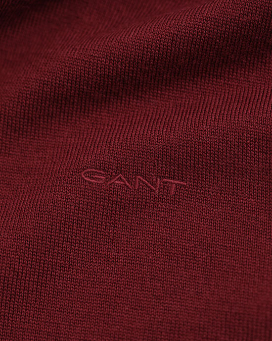 Rundhalspullover aus extra feiner Merinowolle