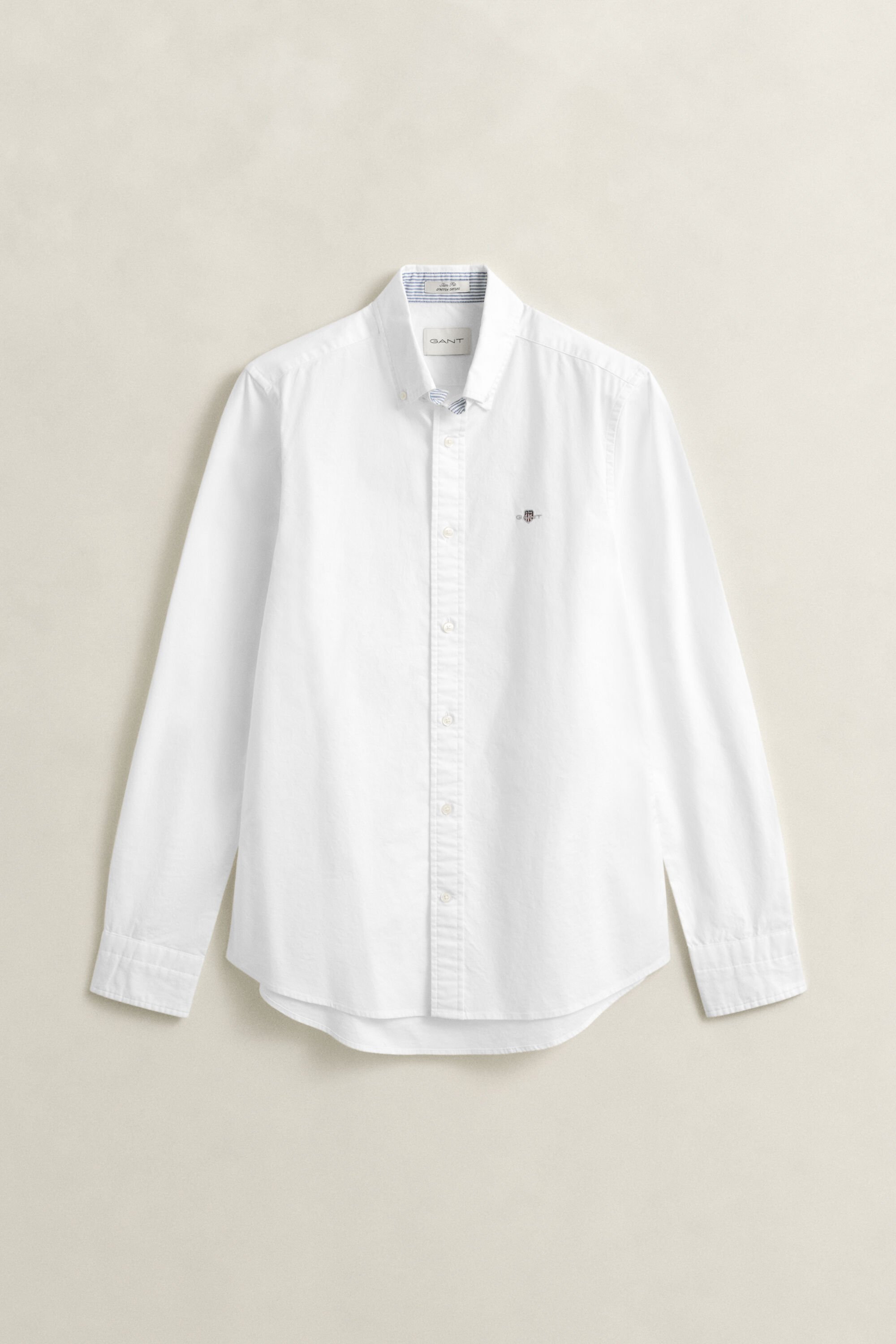Chemise coupe slim en coton Oxford stretch