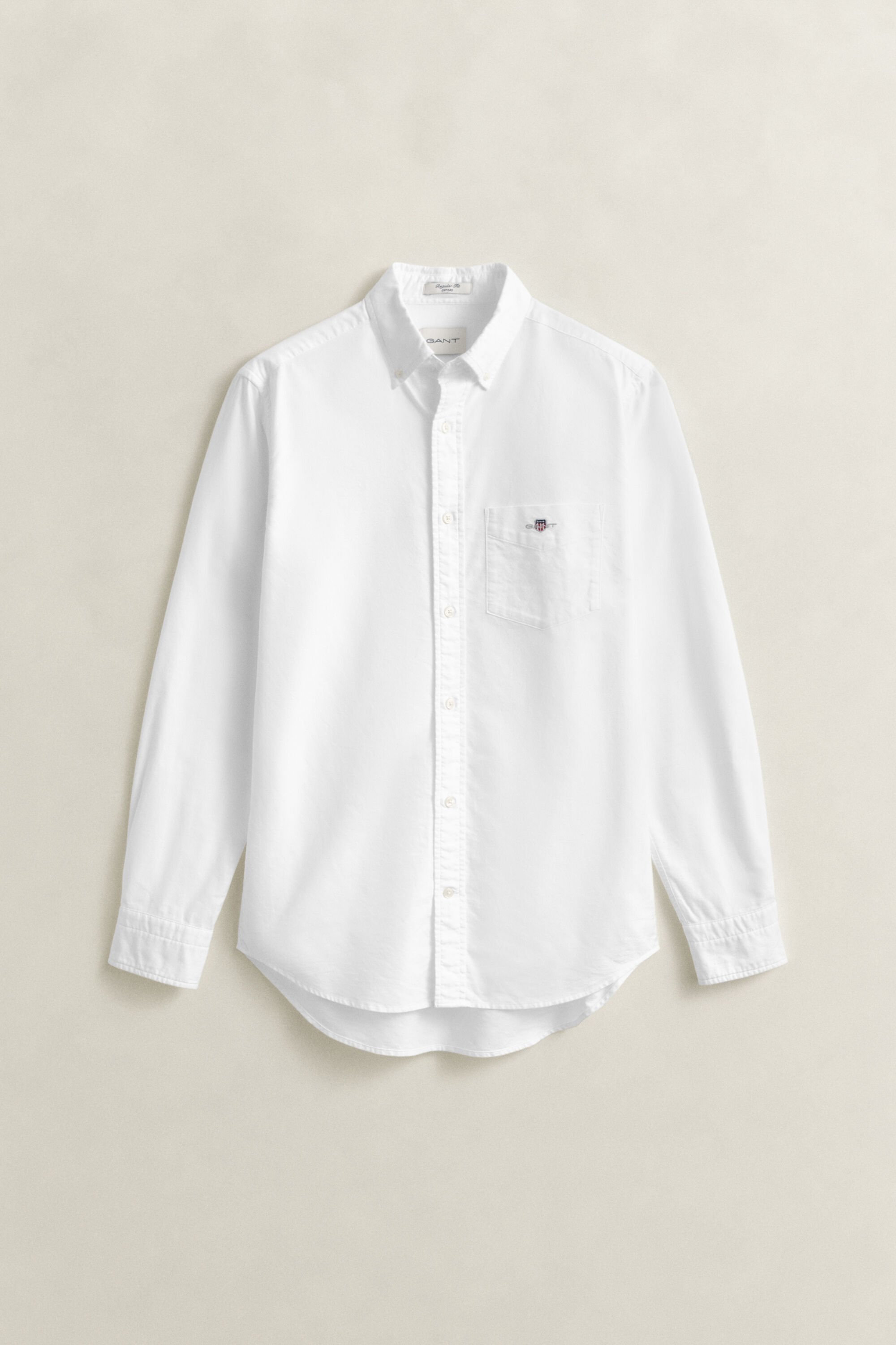Chemise coupe regular en coton Oxford classique