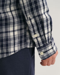 Kids Regular Fit Flanellhemd mit Karomuster