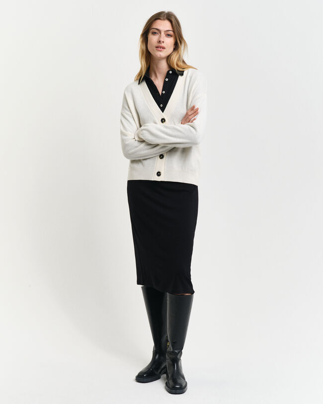 Superfine Lambswool Strickjacke