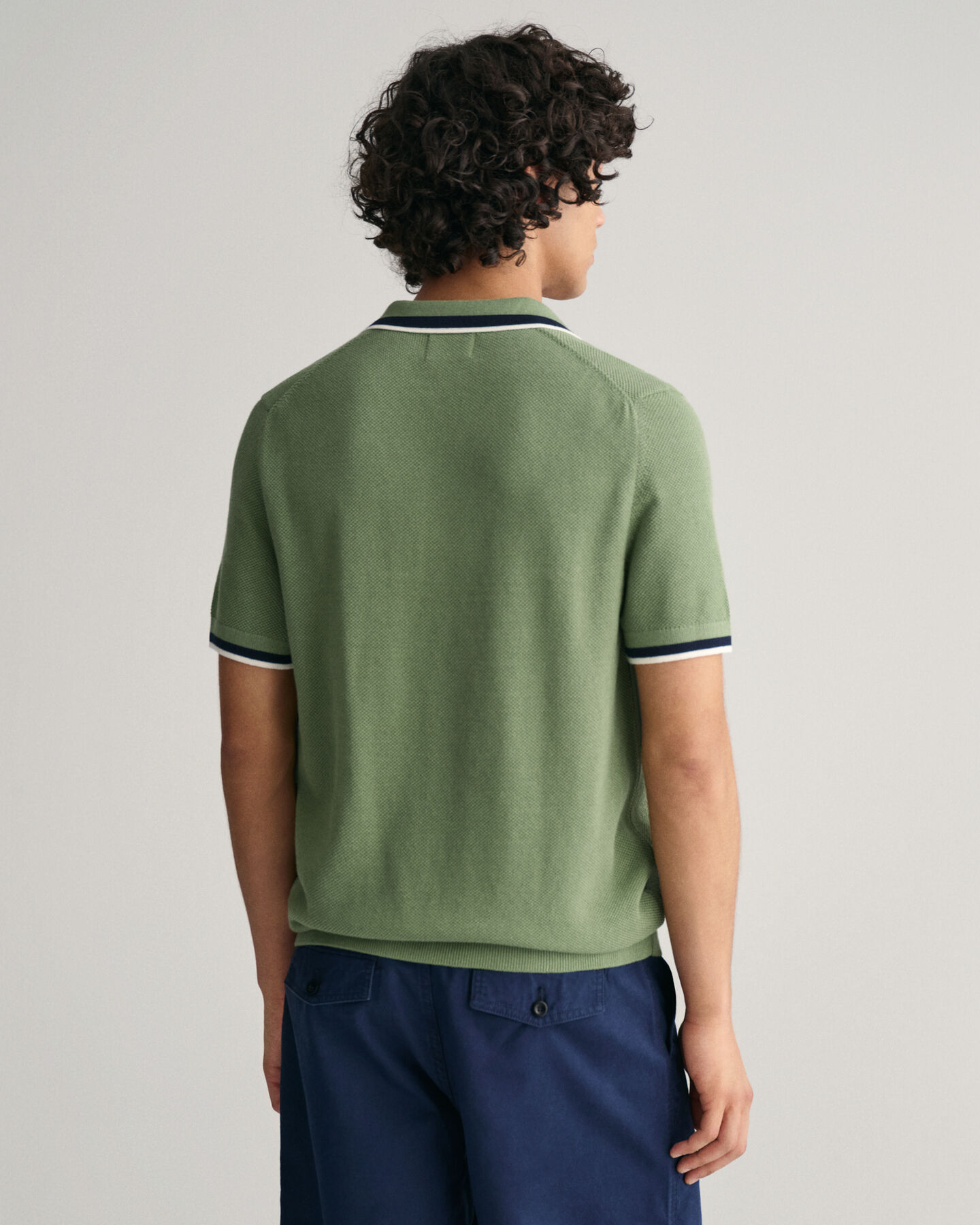 Baumwoll Piqu&eacute; Poloshirt