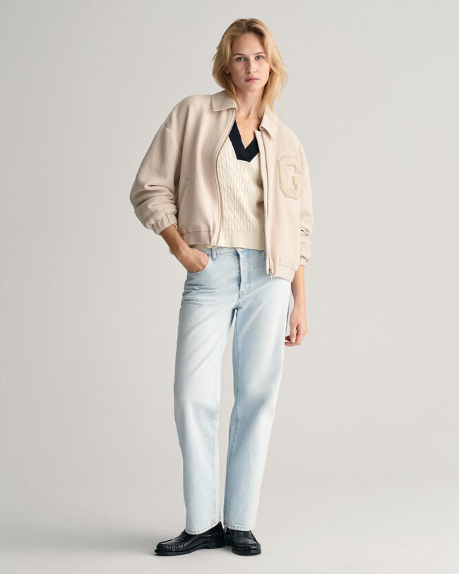 Rigid Jeans mit geradem Bein