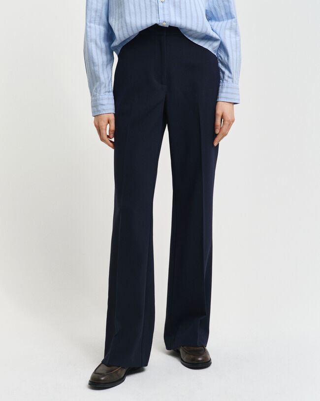 Slim Fit Slacks mit Schlag
