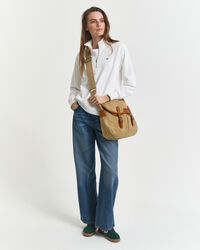 Shield Sweatshirt mit Reißverschlusskragen