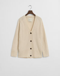 Strickjacke aus Wolle mit Kaschmiranteil