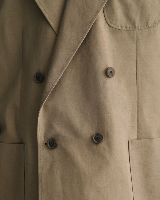 Zweireihiges Safari Oversized Anzugsakko