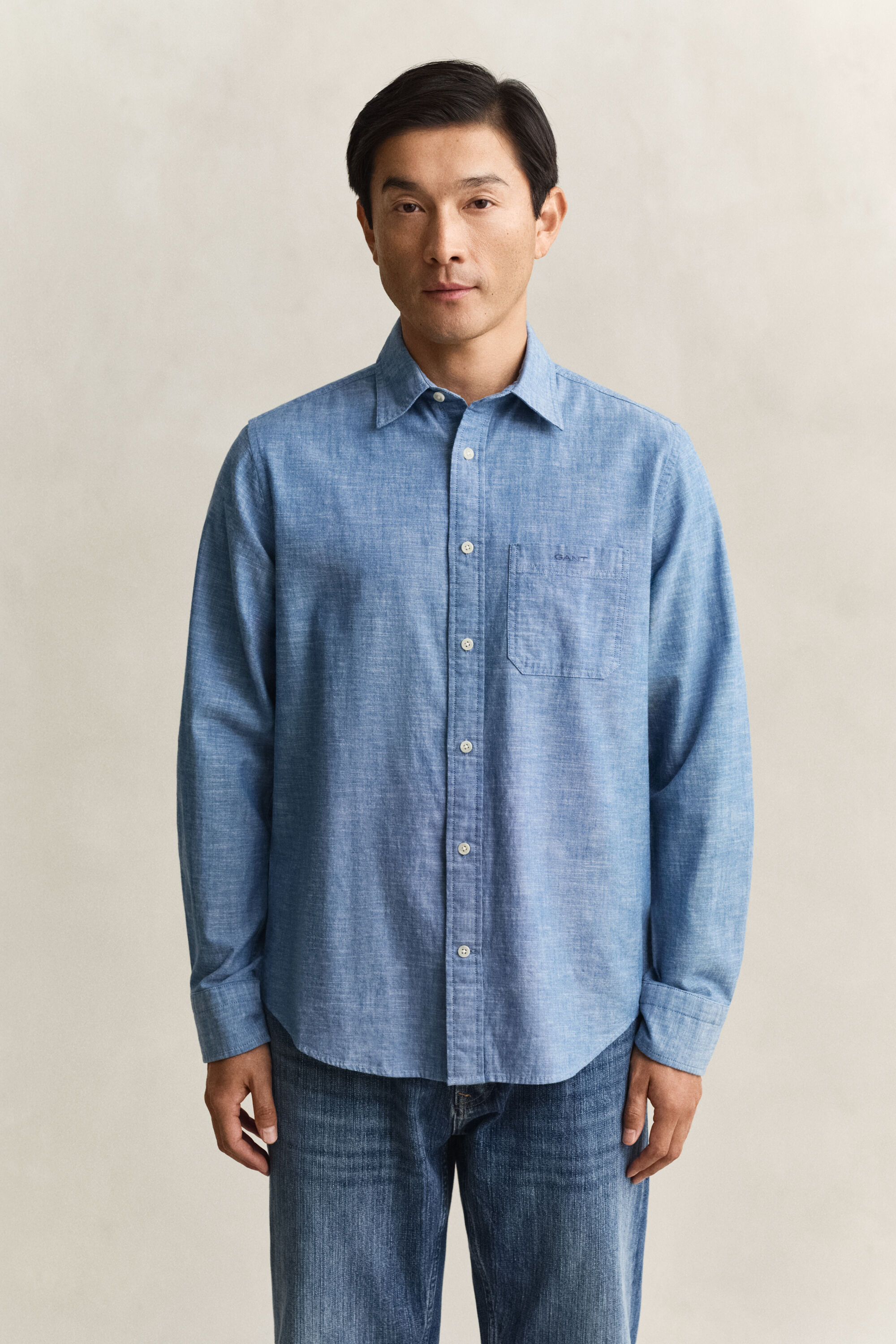 Camicia in chambray