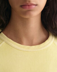 Sunfaded Kurzarm-Sweatshirt