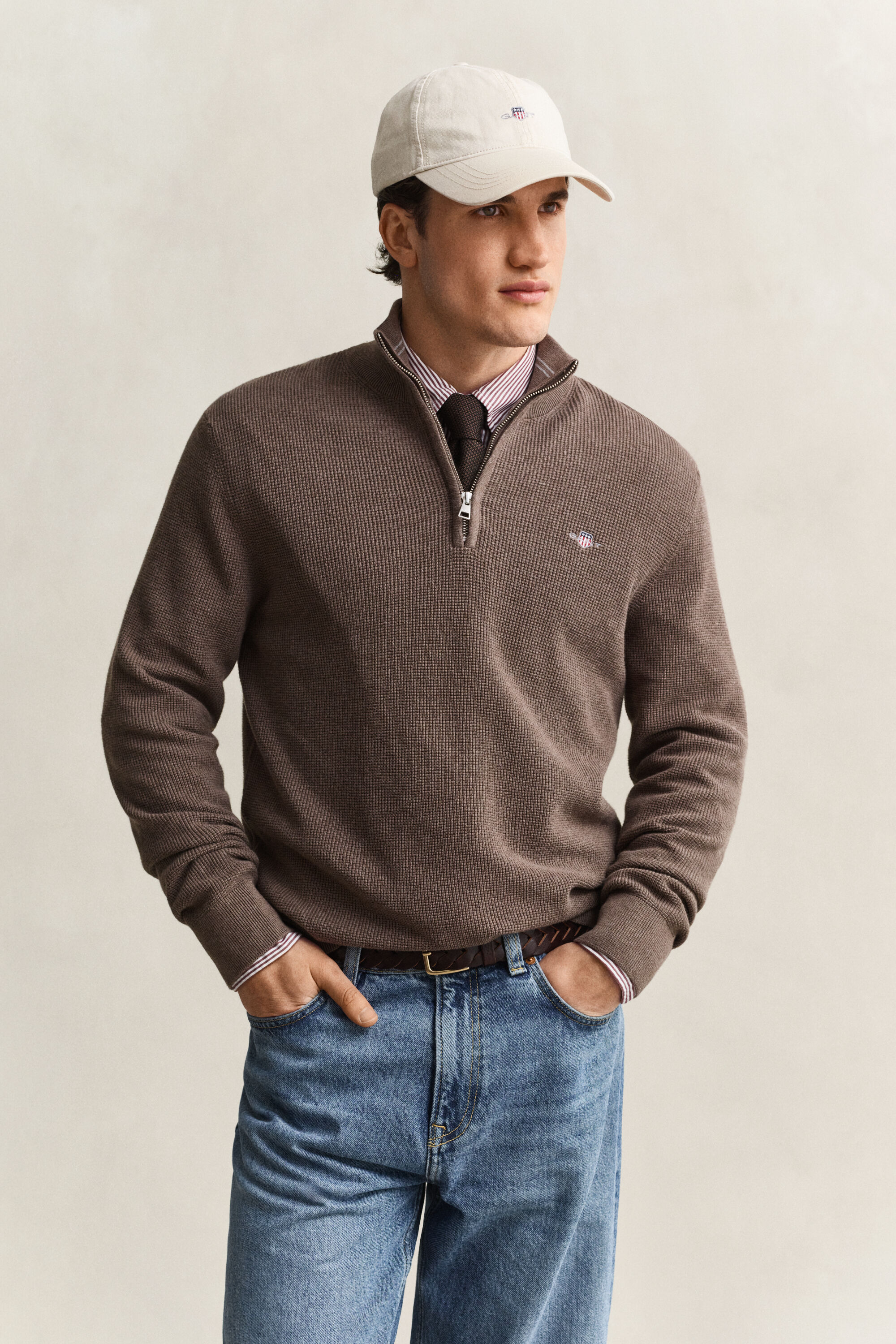 Cappellino in twill di cotone Shield