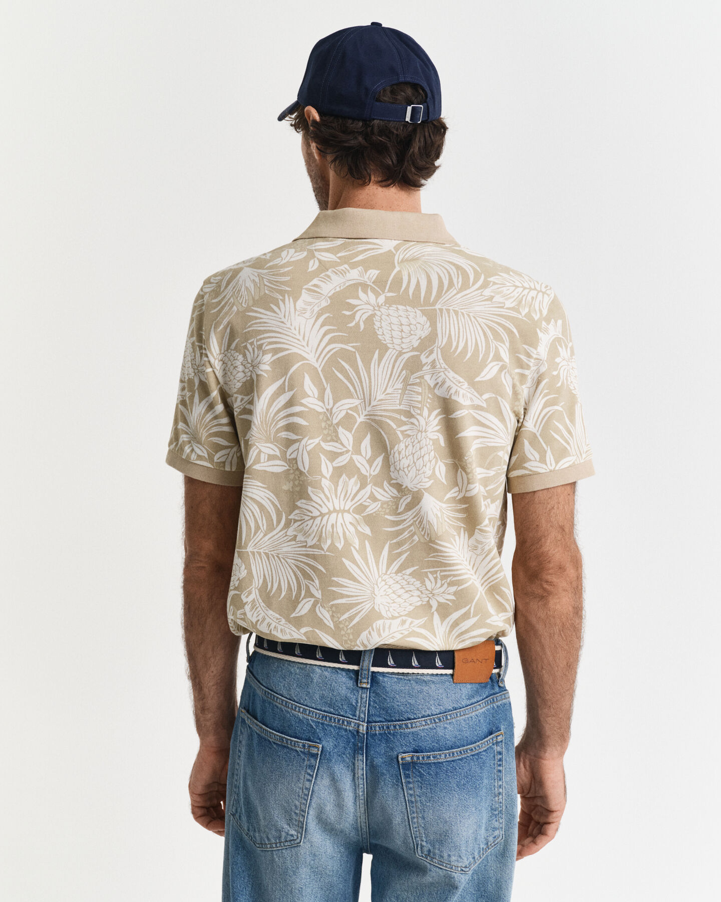 Tropical Print Poloshirt