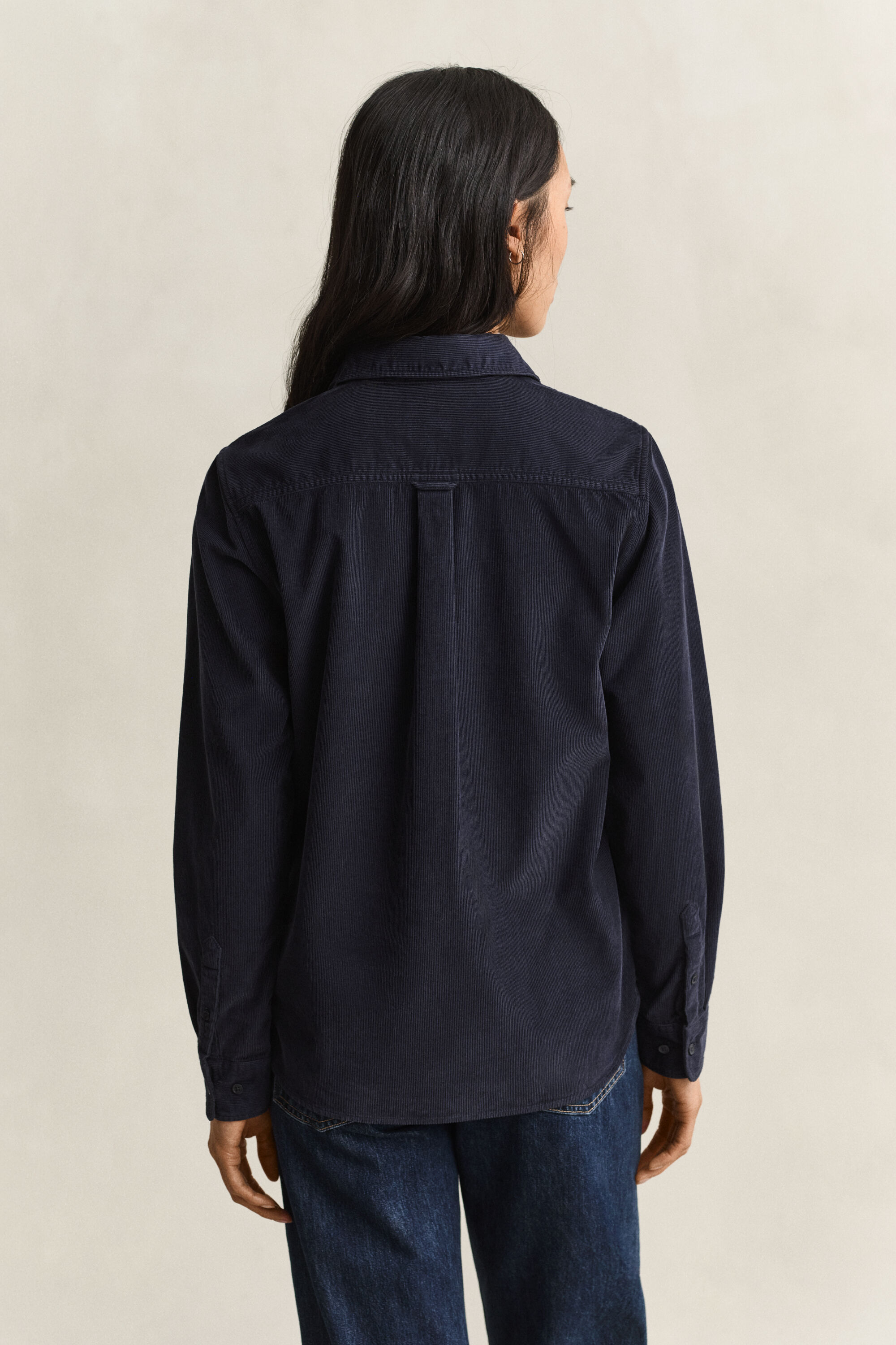 Camicia in velluto a coste regular