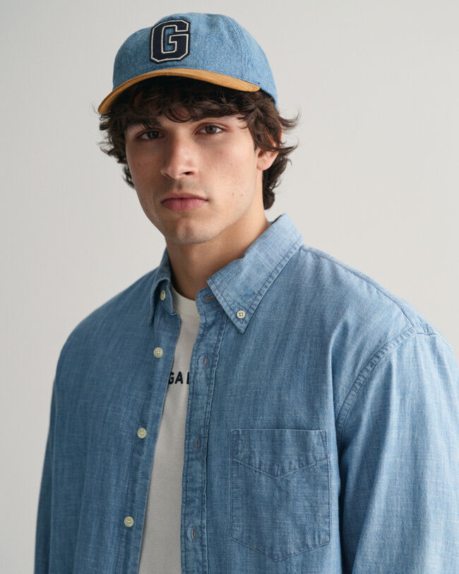 Relaxed Fit Chambray Hemd