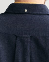 Regular Fit Melange Flanellhemd