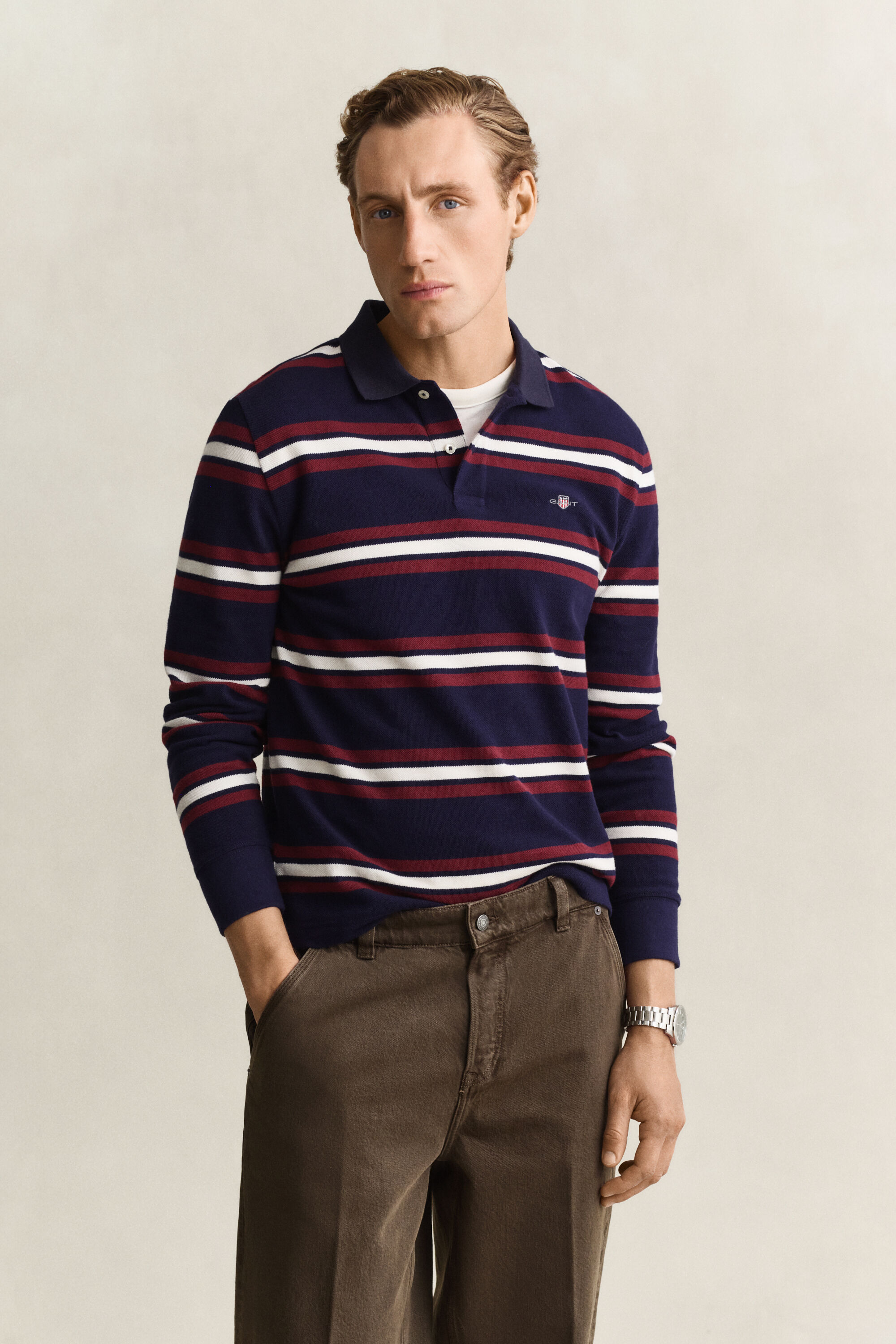 Striped Polo Shirt
