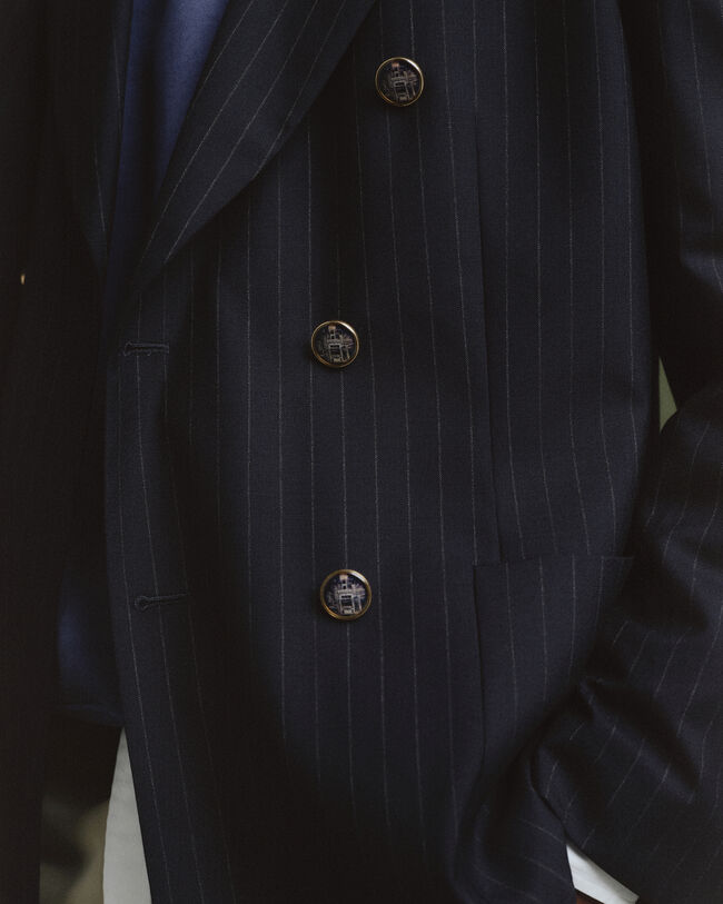 Relaxed Fit Pinstripe Club Sakko