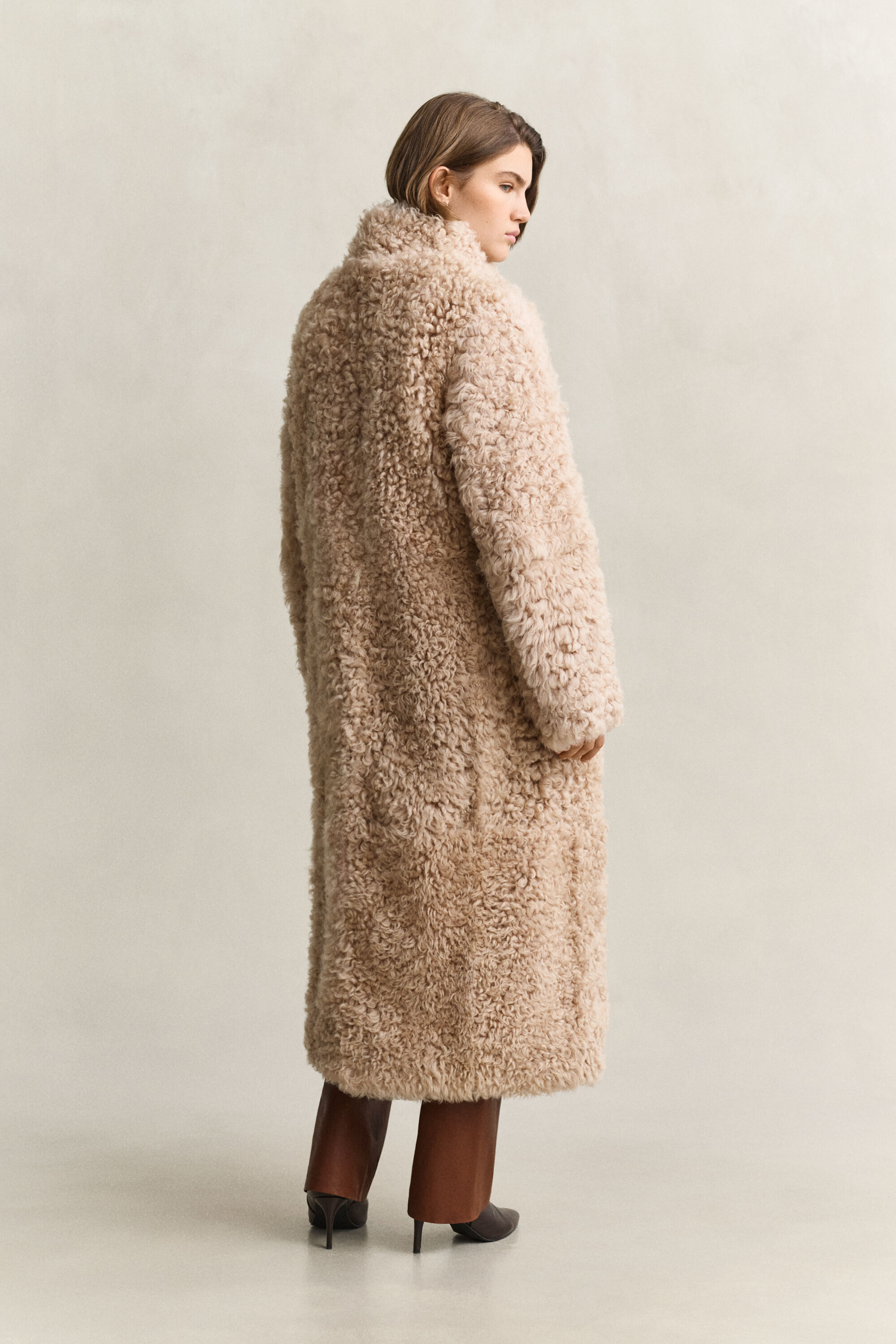 Shearling-Mantel