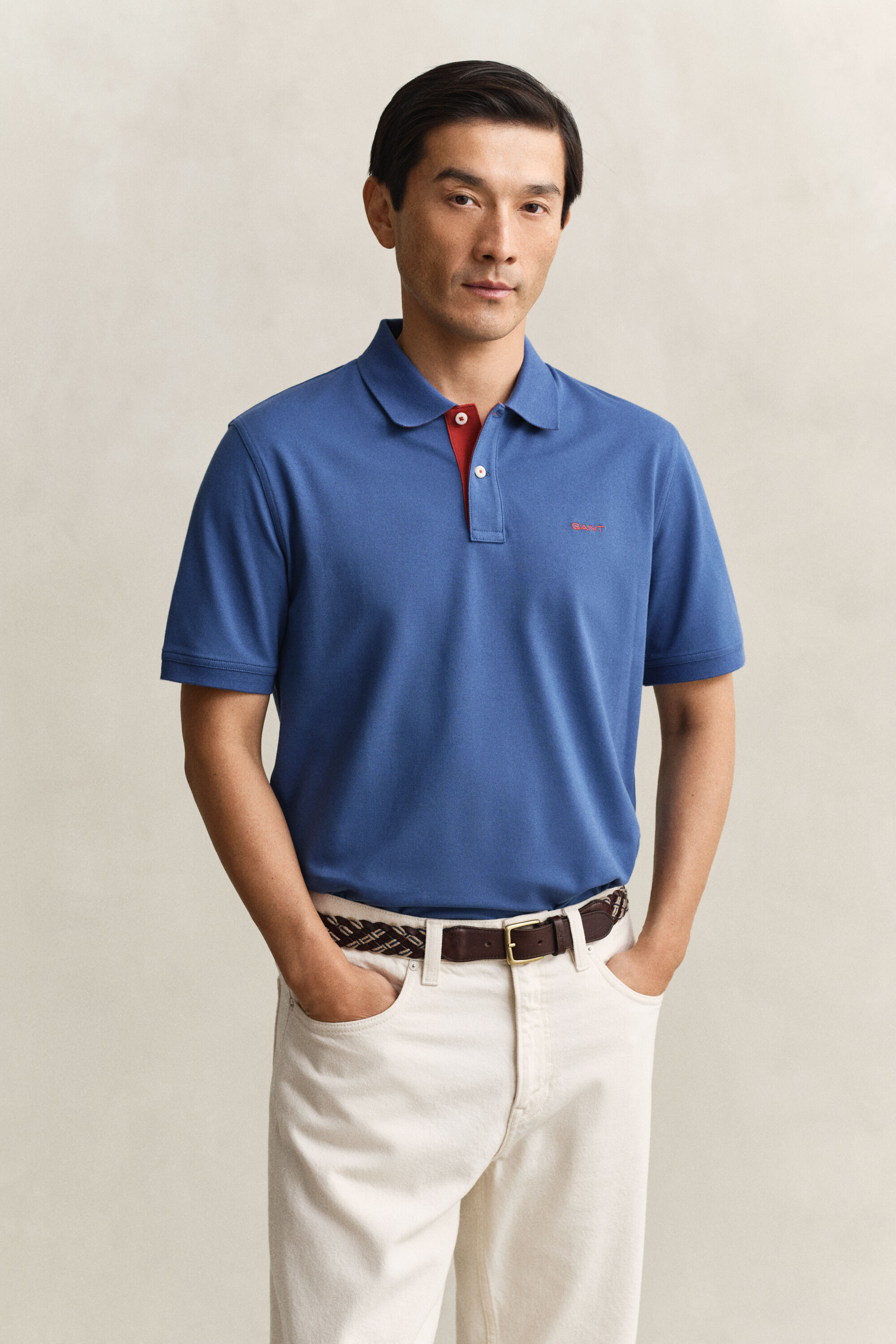 Kontrast Piqué Poloshirt