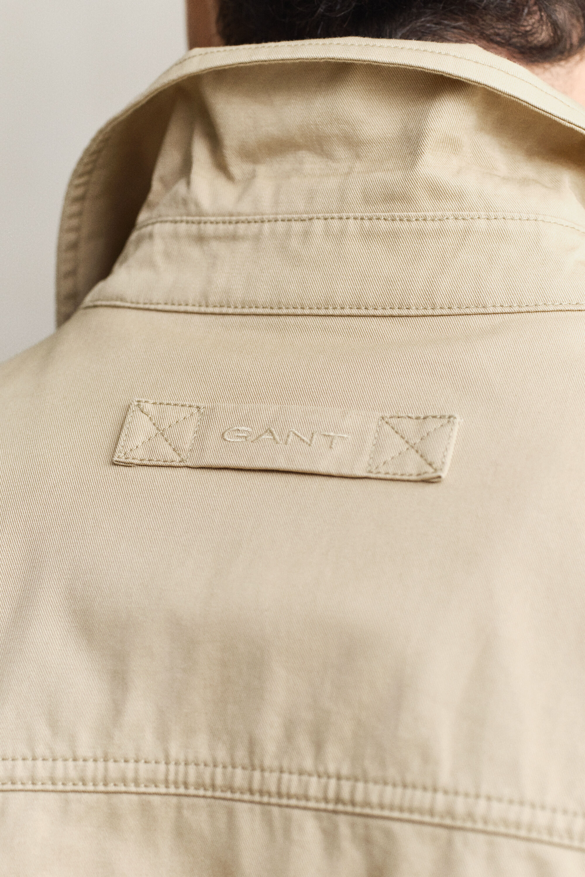 Windcheater Jacke aus Baumwolle