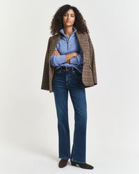 Zopfstrick-Troyer aus Stretch-Baumwolle