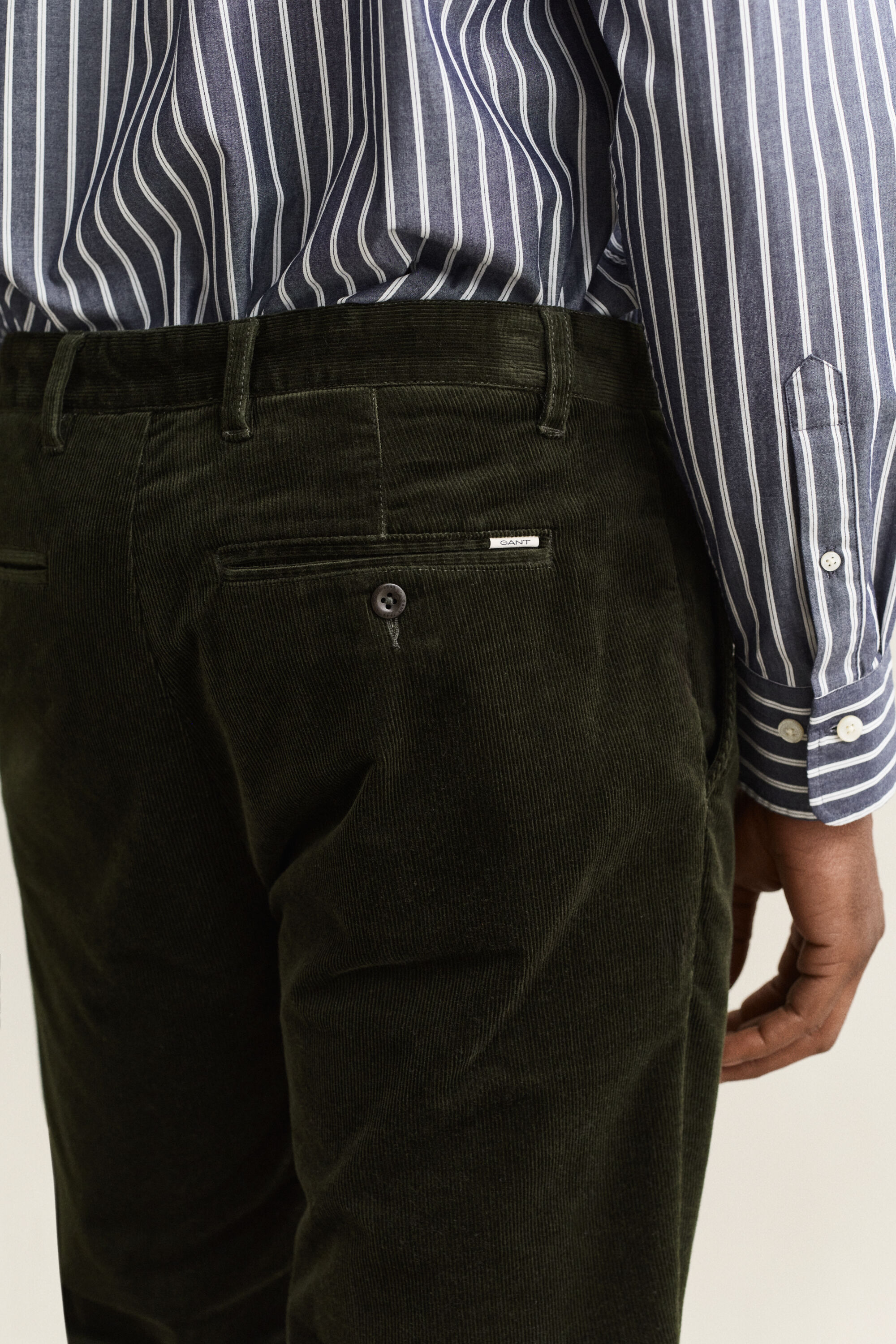 Regular Fit Cord Chinohose
