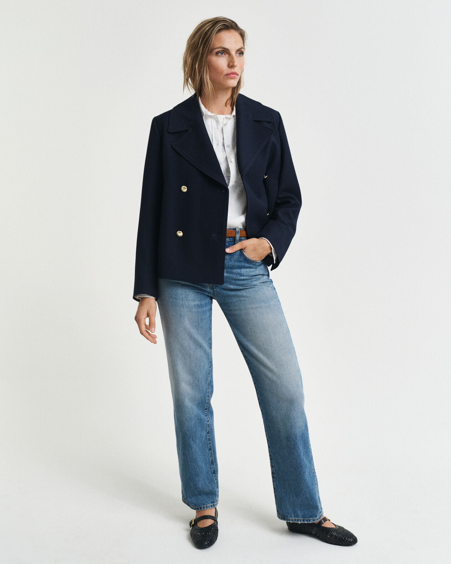 Regular Fit Leinenbluse