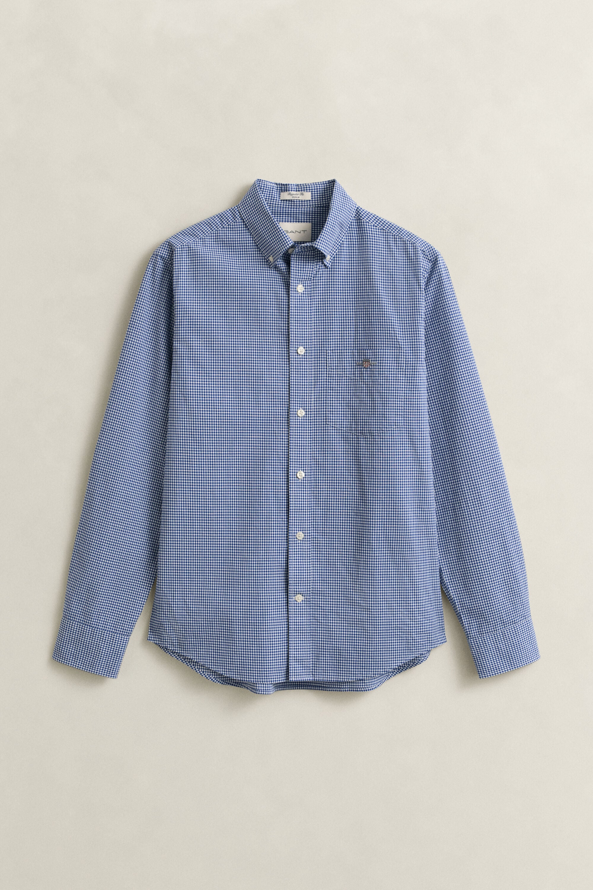 Chemise vichy en popeline classique