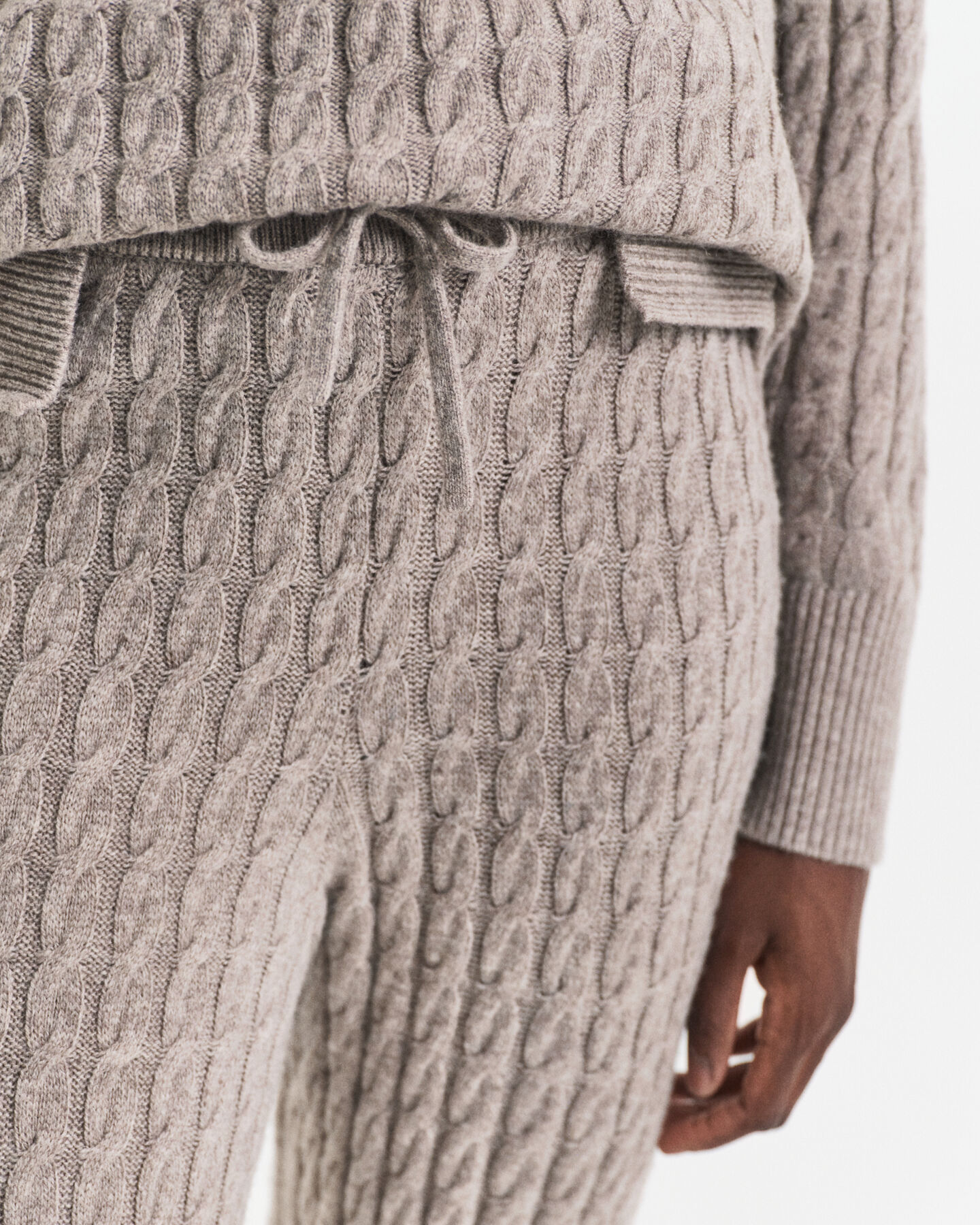 Zopfstrick Hose aus Wolle