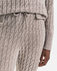 Zopfstrick Hose aus Wolle