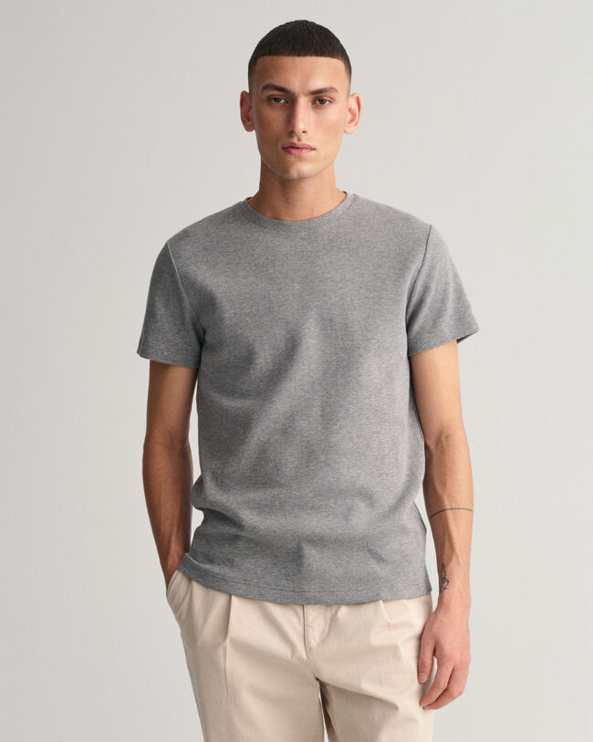 T-Shirt mit Waffelstruktur