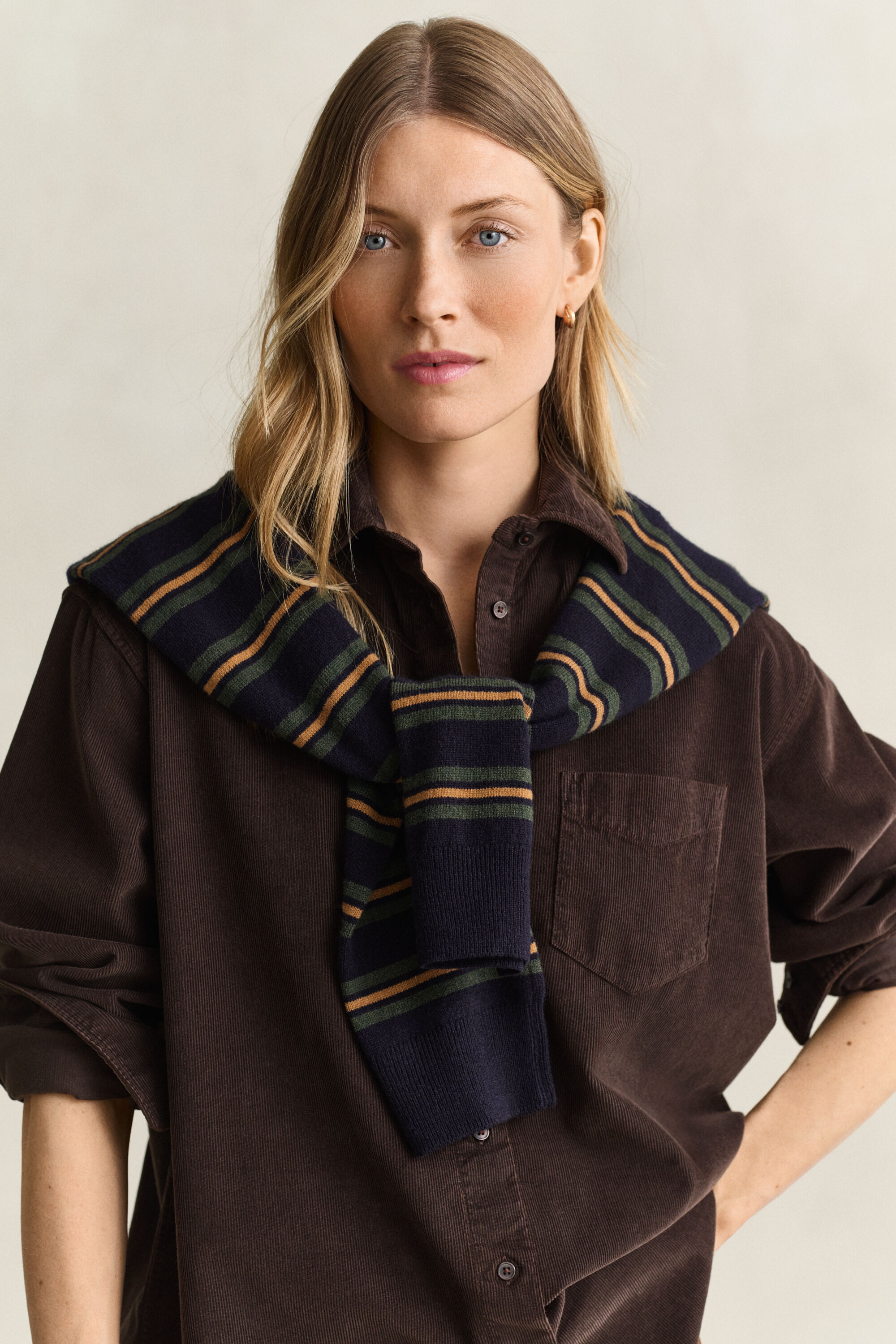 Camicia in velluto a coste relaxed