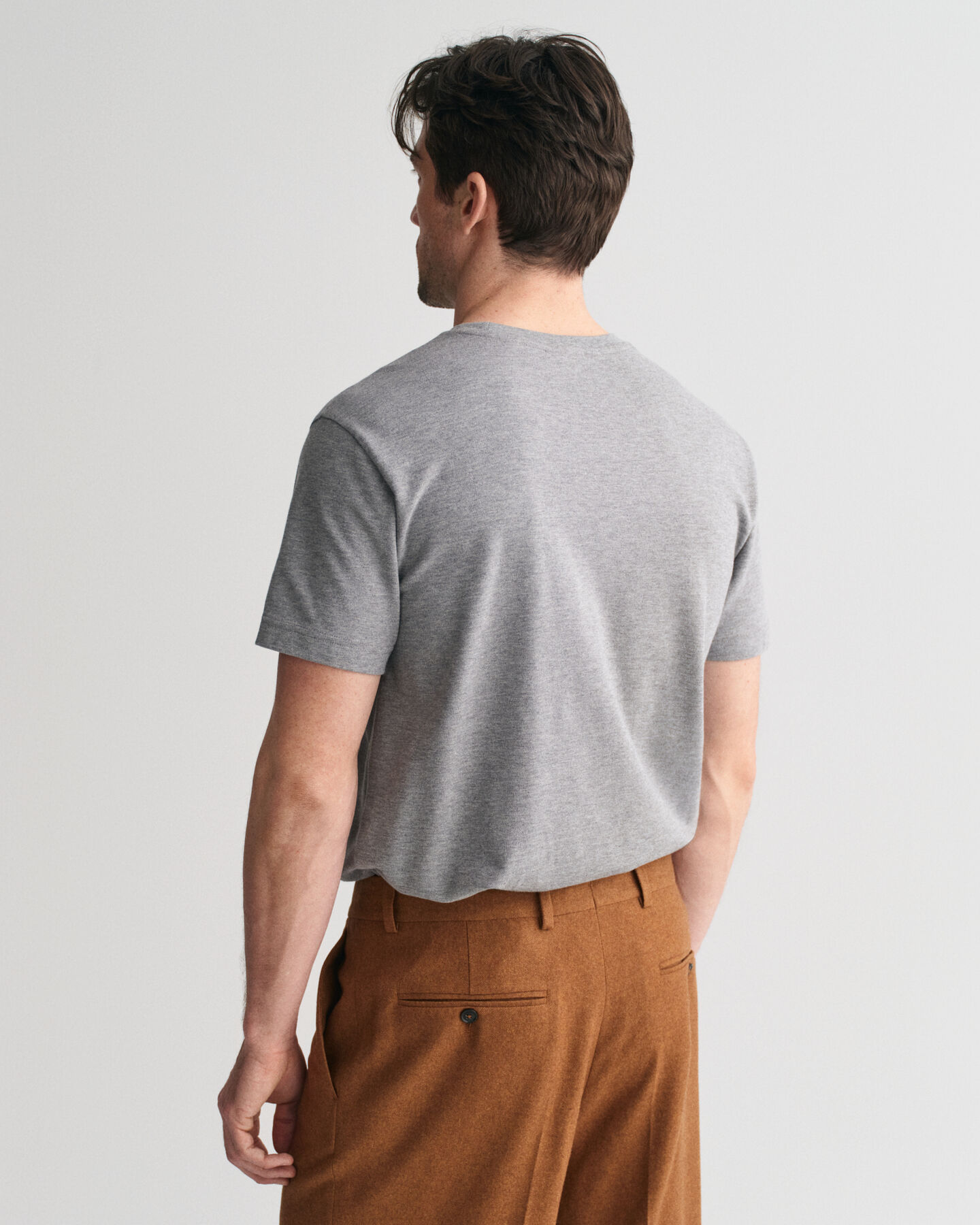 Piqu&eacute; T-Shirt mit kleiner Grafik