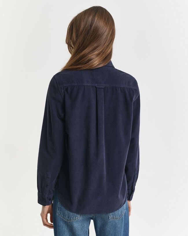 Regular Fit Cordbluse