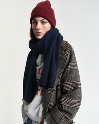 Strickschal aus Wolle