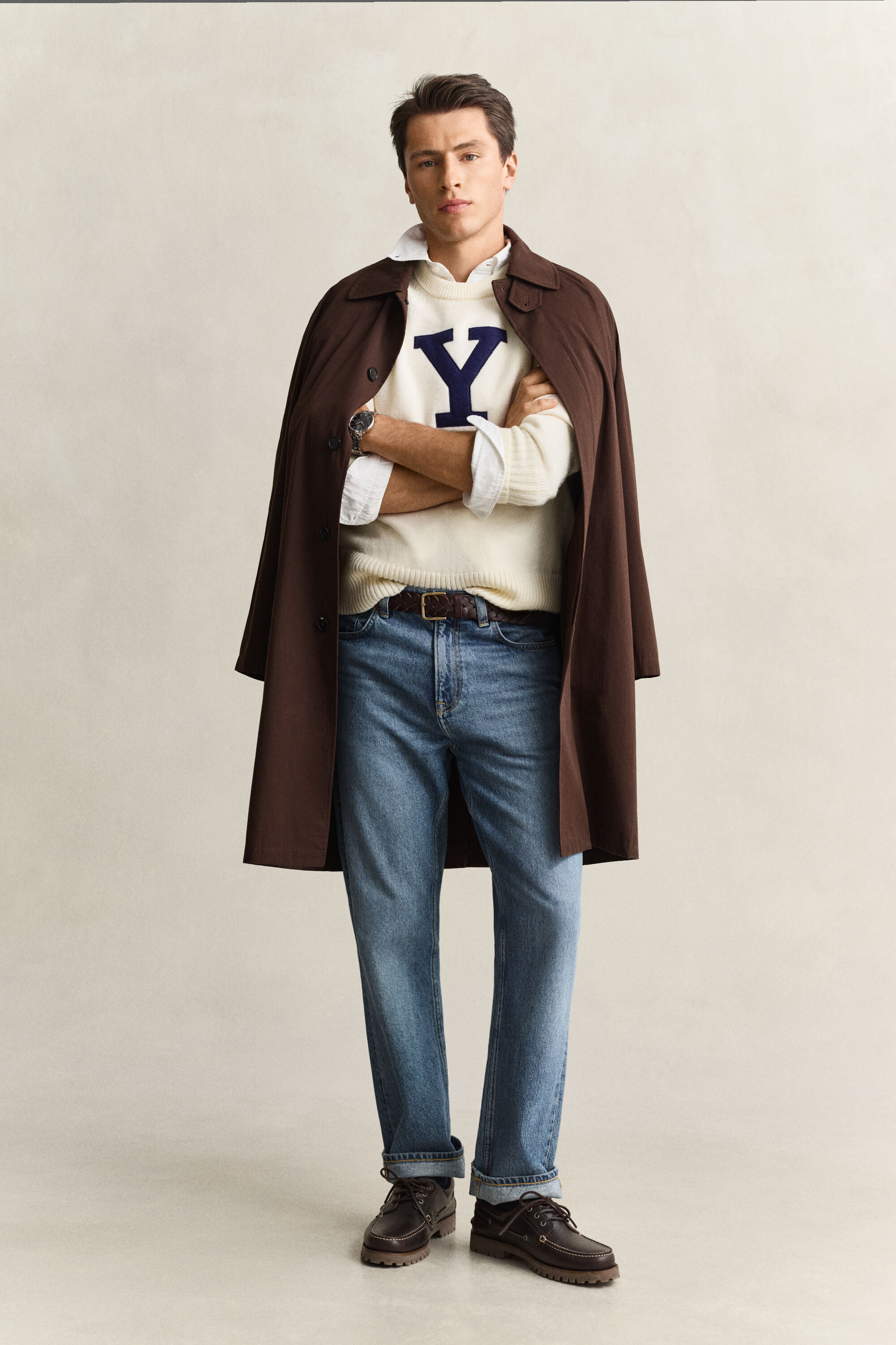 Gant x Yale Pullover aus Merinowolle