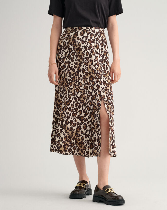 Rock mit Leoparden-Print
