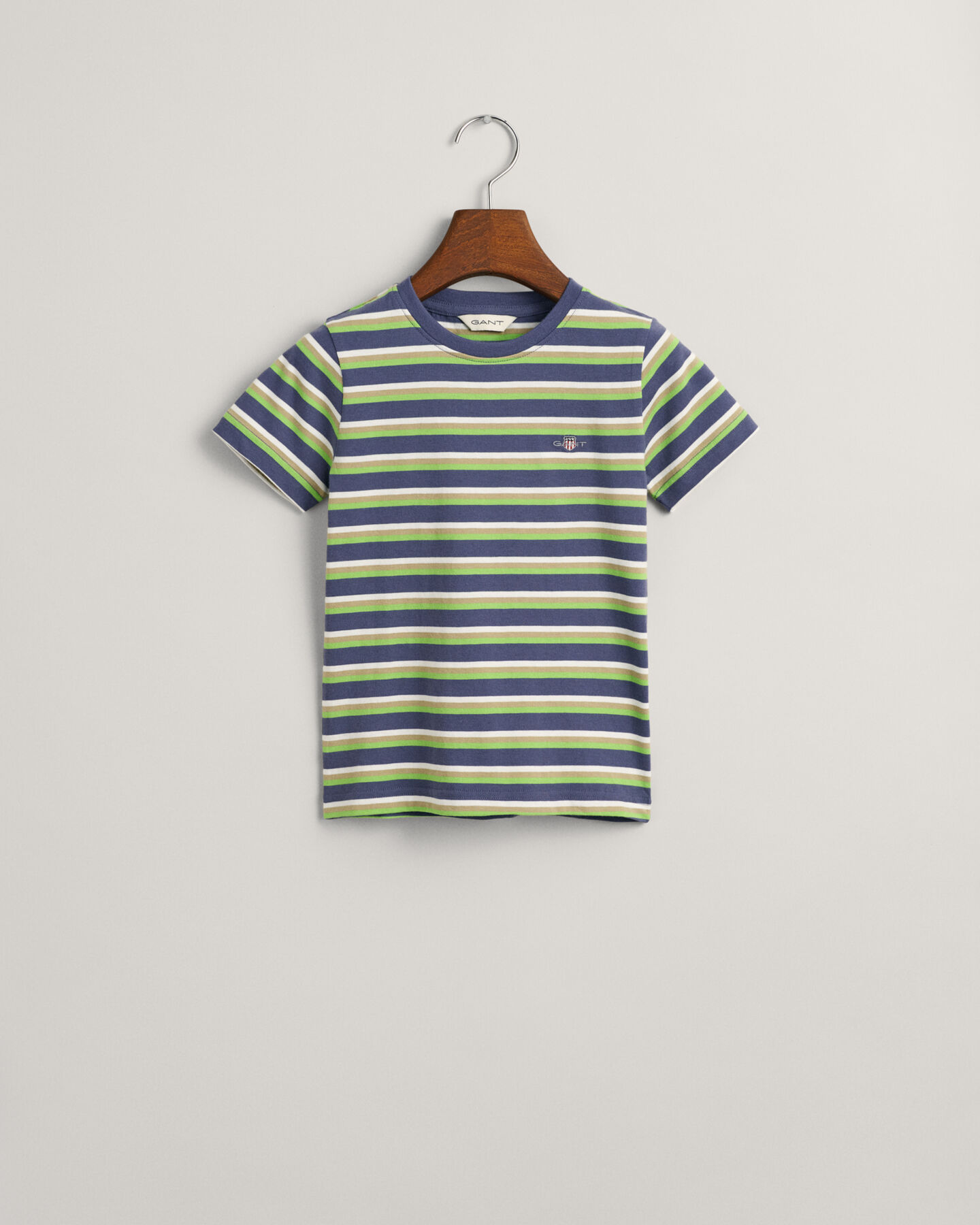 Kids Shield T-Shirt mit Streifen