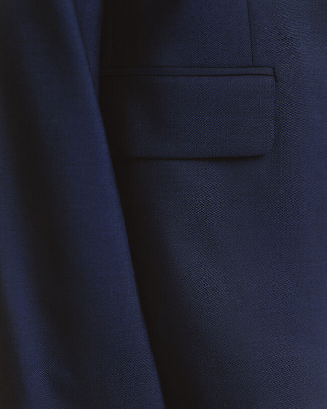 Hopsack Sakko aus Wolle