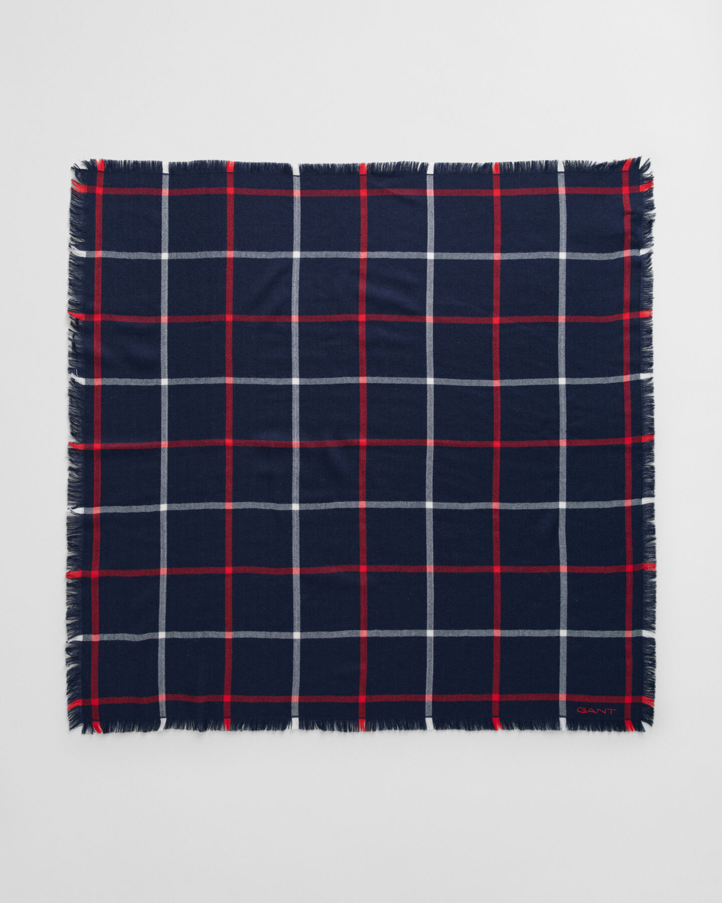 Karierter Foulard Schal aus Merinowolle