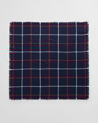 Karierter Foulard Schal aus Merinowolle