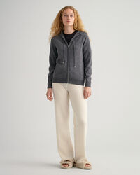 Sweatjacke aus Super Fine Lambswool