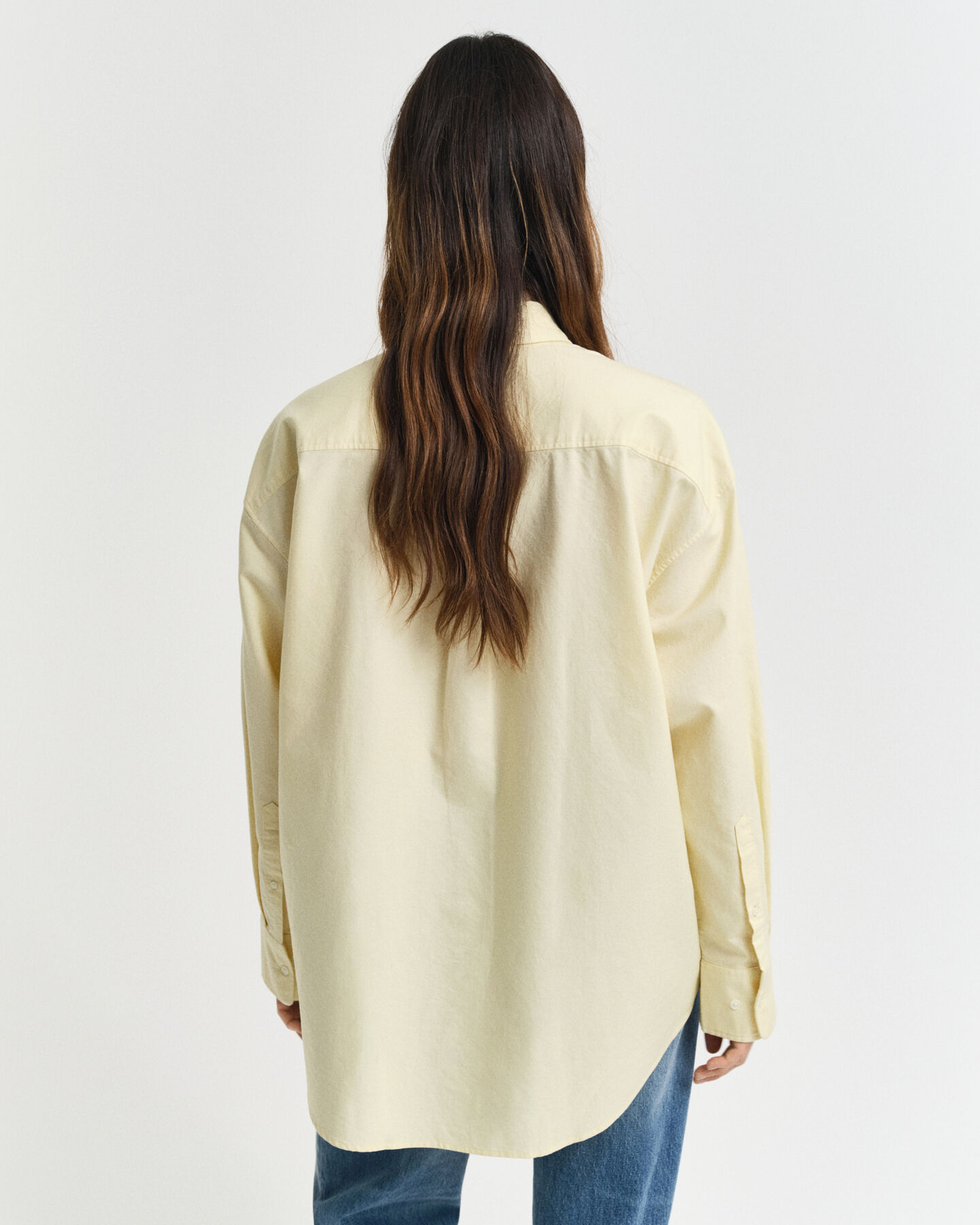 Oversized Fit Oxford-Bluse