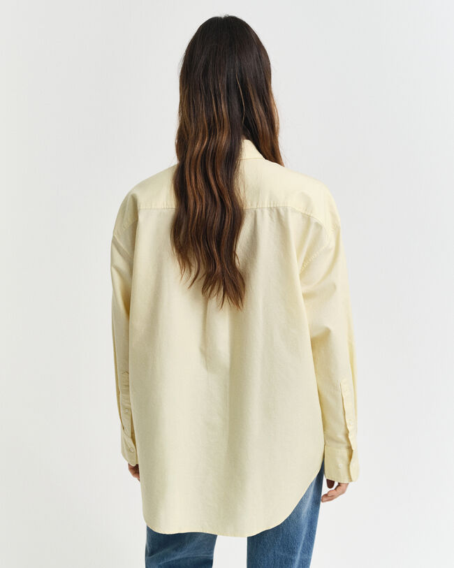 Oversized Fit Oxford-Bluse