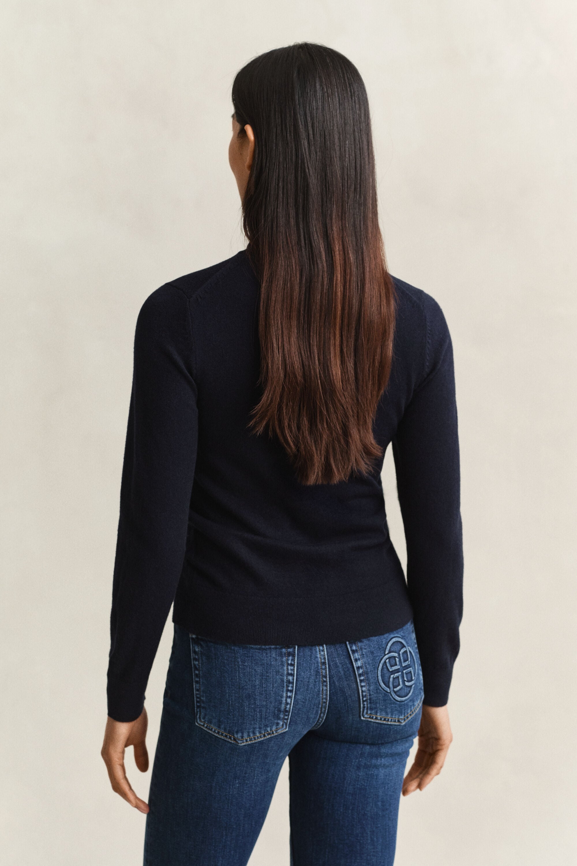 Wool Cotton Turtleneck Sweater